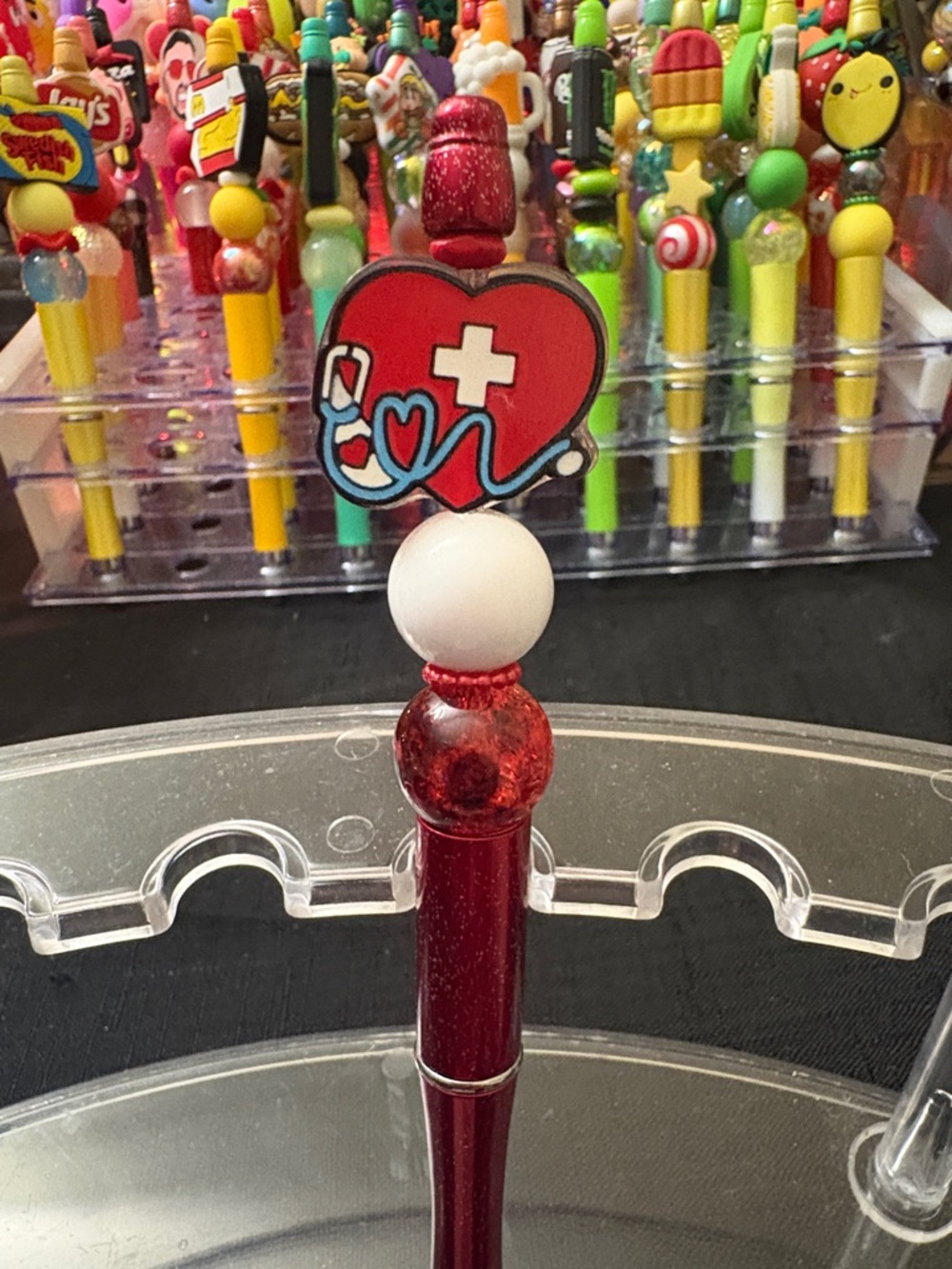 Red Heart Medical/Nurse Theme Decorative Pen